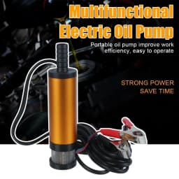 12V Electric Transfer Pump 12L Min Diesel Oil Water Fuel Change Truck Marine Car Utility Pump