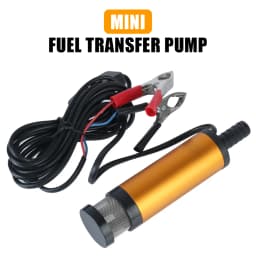 12V Electric Transfer Pump 12L Min Diesel Oil Water Fuel Change Truck Marine Car Utility Pump