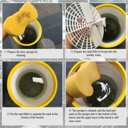 23.5/26 Dirt Trap Car Wash Sand Filter Isolation Net Bucket Insert Automobile Cleaning Accessories Parts Convenient Installation