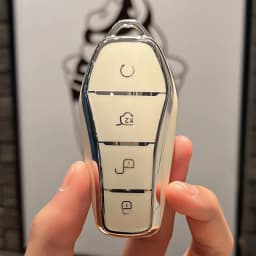 For BYD Song Plus Atto 3 Han EV Tang DM Qin Seal Dolphin TPU Key Case Cover Remote Fob Holder Keychain Car Accessories