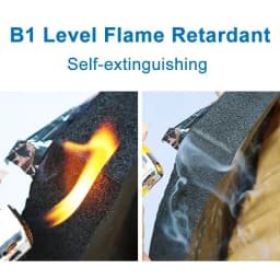 5/10mm Self Adhesive Aluminum Foil Insulation for Cars Sound Heat Proof Pad Fireproof for Engine Hood Door Panel Truck Van
