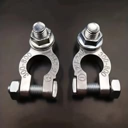 1 Pair of New 12V 24V Car Battery Terminal Wire and Cable Clamp Terminal Quick Release Connector