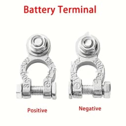 1 Pair of New 12V 24V Car Battery Terminal Wire and Cable Clamp Terminal Quick Release Connector