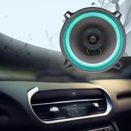 1pc 4/5/6.5-inch Universal Coaxial Car Speakers, High-Fidelity Car Audio System, Full-Range Subwoofer Enhances In-Car Sound.