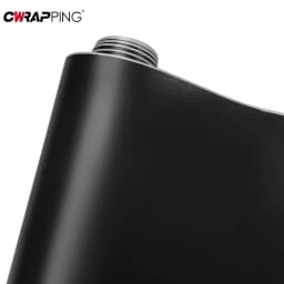 PVC Car Vinyl Wrap Waterproof Matte Black Satin Sticker Decorative Film Sheet for Home Truck Motorcycle Laptop Car Accessories