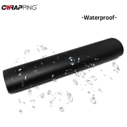 PVC Car Vinyl Wrap Waterproof Matte Black Satin Sticker Decorative Film Sheet for Home Truck Motorcycle Laptop Car Accessories