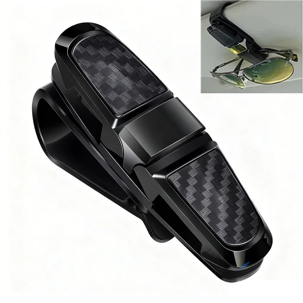 Auto Glasses Holder Portable Ticket Card Clamp Car Sun Visor Sunglasses Clip ABS Eyeglasses Case Car Mout Auto Accessories