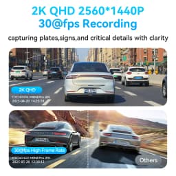 DDPAI MINI Pro 2K 1440P Dash Camera WiFi DVR 121° FOV Night Vision Smart Voice Control Support 24H Parking Monitor