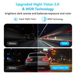 DDPAI MINI Pro 2K 1440P Dash Camera WiFi DVR 121° FOV Night Vision Smart Voice Control Support 24H Parking Monitor