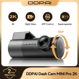 DDPAI MINI Pro 2K 1440P Dash Camera WiFi DVR 121° FOV Night Vision Smart Voice Control Support 24H Parking Monitor