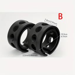2pcs Set of Universal Motors Rubber Shock Absorbers, Automotive Springs, Chassis Noise Reduction, and Suspension Cushion Pad