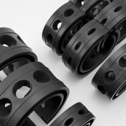2pcs Set of Universal Motors Rubber Shock Absorbers, Automotive Springs, Chassis Noise Reduction, and Suspension Cushion Pad