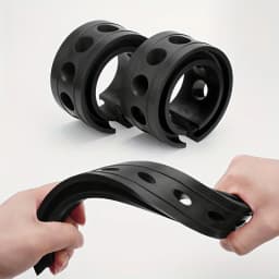 2pcs Set of Universal Motors Rubber Shock Absorbers, Automotive Springs, Chassis Noise Reduction, and Suspension Cushion Pad