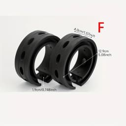 2pcs Set of Universal Motors Rubber Shock Absorbers, Automotive Springs, Chassis Noise Reduction, and Suspension Cushion Pad