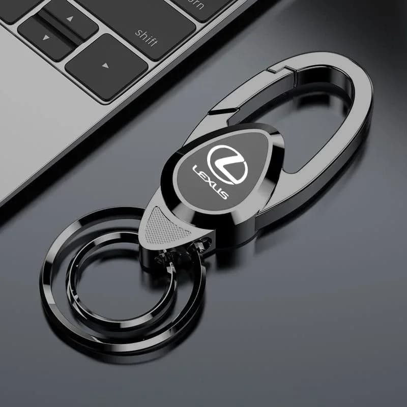 For Lexus ES RX NX LS UX LM LX GX LC RZ IS CT GS RC HS SC TX LBX Anti-Loss Keyring Pendants  High-quality Car Key Chain