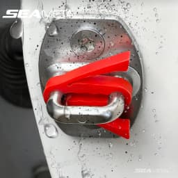 SEAMETAL 4Pcs Car Door Shock Absorption Cushion Soundproof Silicone Buffer Universal Car Side Door Vibration Absorber