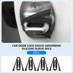 SEAMETAL 4Pcs Car Door Shock Absorption Cushion Soundproof Silicone Buffer Universal Car Side Door Vibration Absorber