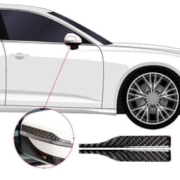 Rearview Mirror Anti-collision Strip Anti-scratch Strip Decoration Auto Reflective Parts Sticker Car Strip S8I1