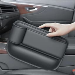 Car Seat Gap Water Cup Holder Leather Universal Crevice Side Storage Box Driver Front Auto Seat Gap Filler Organizer In the Car