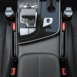 Car Seat Gap Water Cup Holder Leather Universal Crevice Side Storage Box Driver Front Auto Seat Gap Filler Organizer In the Car