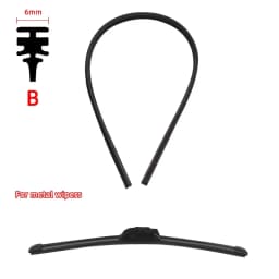Car Windshield Wiper Rubber Strips Wiper Blade Replacement Parts All Types Seasons Windshield Wiper Blades Blade Car Accessorie