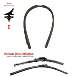 Car Windshield Wiper Rubber Strips Wiper Blade Replacement Parts All Types Seasons Windshield Wiper Blades Blade Car Accessorie