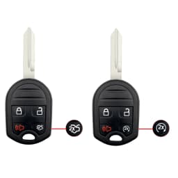 Remote Car Key For Ford Edge Explorer Expedition Mustang Escape Taurus Flex Focus Fusion 433/315MHz 4D63-80bit Chip CWTWB1U793