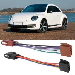 ISO Radio Wire Connector Wiring Harness Adapter Plug Male to Female 16 Pin ISO Female Radio Receiver Cable Car Parts