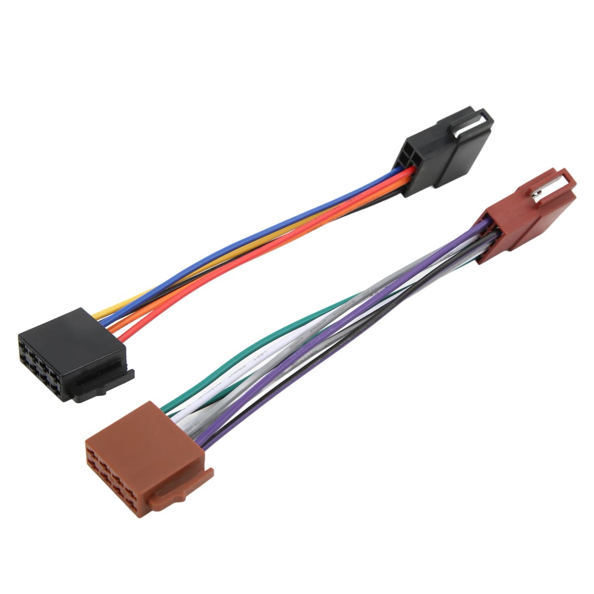 ISO Radio Wire Connector Wiring Harness Adapter Plug Male to Female 16 Pin ISO Female Radio Receiver Cable Car Parts