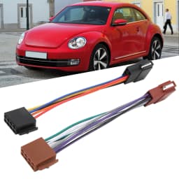 ISO Radio Wire Connector Wiring Harness Adapter Plug Male to Female 16 Pin ISO Female Radio Receiver Cable Car Parts