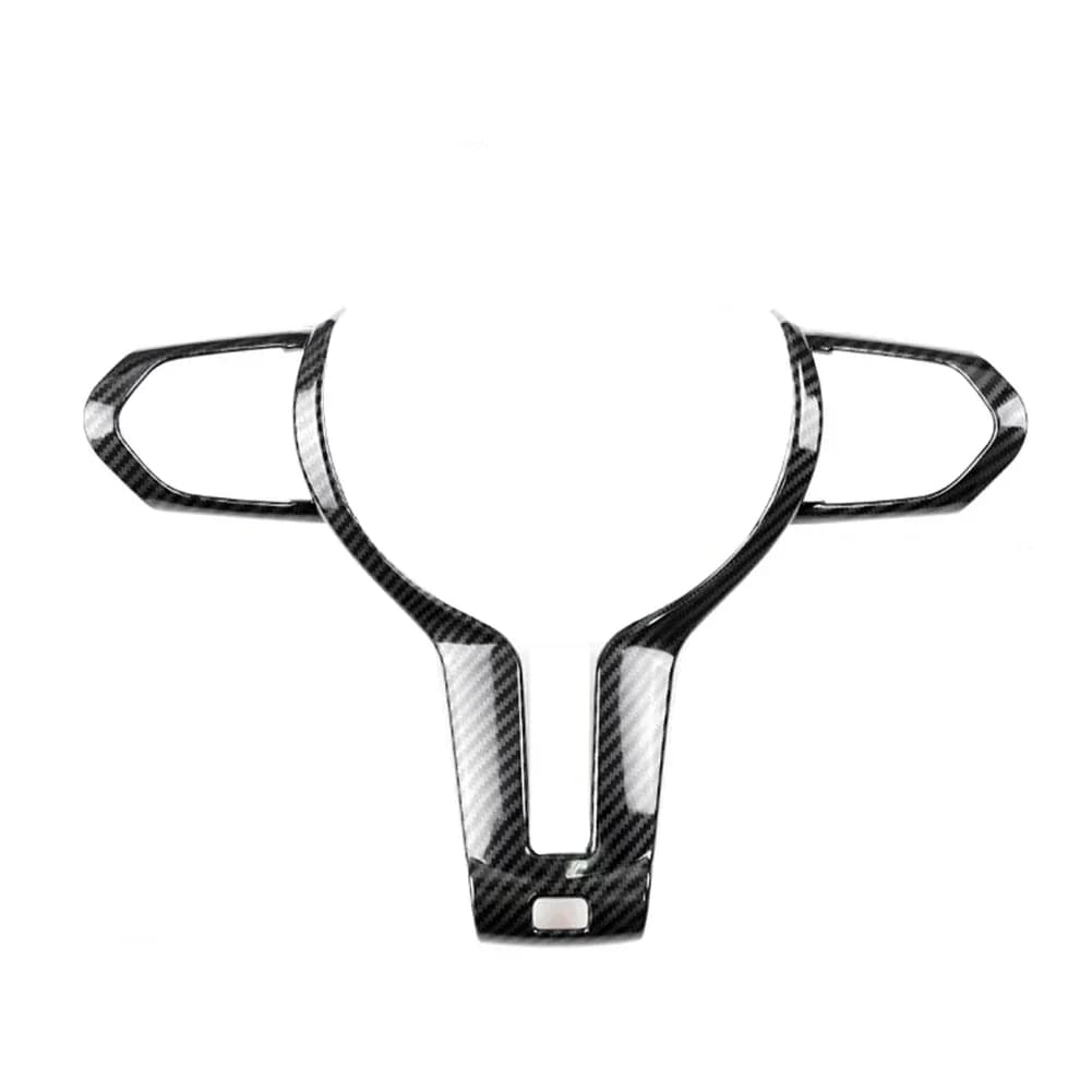 ABS Carbon Texture Car Interior Steering Wheel Cover Trim For BMW F Chassis F06 F10 F11 F12 F15 F16 F20 F21 F22 F23 F30 F32 F34