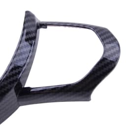 ABS Carbon Texture Car Interior Steering Wheel Cover Trim For BMW F Chassis F06 F10 F11 F12 F15 F16 F20 F21 F22 F23 F30 F32 F34