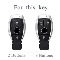 TPU Car Key Case Cover Protector Shell for Mercedes Benz A B C E Class GLS GLA GLK GLC CLS CLA AMG W204 W205 W212 W463 W176
