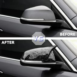 For BMW serie 1 2 3 4 F20 F21 F22 F30 F32 F36 X1 F87 M3 Rearview Mirror Cover Side Wing Rear View Mirror Case Cover Replacement