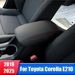 Car Center Console Armrest Box Cover For Toyota Corolla E210 2019 2020 2021 2022 2023 2024 2025 Hybrid Leather Case Accessories