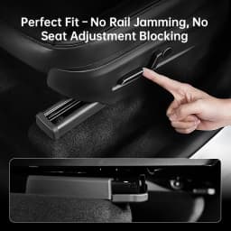 YZ For Tesla Model Y /YL/ 3 Juniper 8pcs Rear Seat Rail Cover Protector Backseat Anti-kick Pad Protection Cover 2026 Accessorie