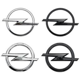 1pcs ABS For Opel Logo Emblem Badge Sticker Fit Car Front Grille Hood Bonnet Rear Trunk Bumper Astra Zafira Insignia Corsa H G