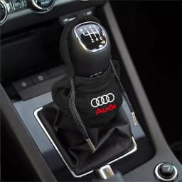 1pcs Car Gear Shift Hoodie Cover Shift Cover Gear Handle Decoration for Audi Sline A3 8P 8L 8V A4 B8 B6 B7 B9 A6 C6 C7 S5 A7 A5
