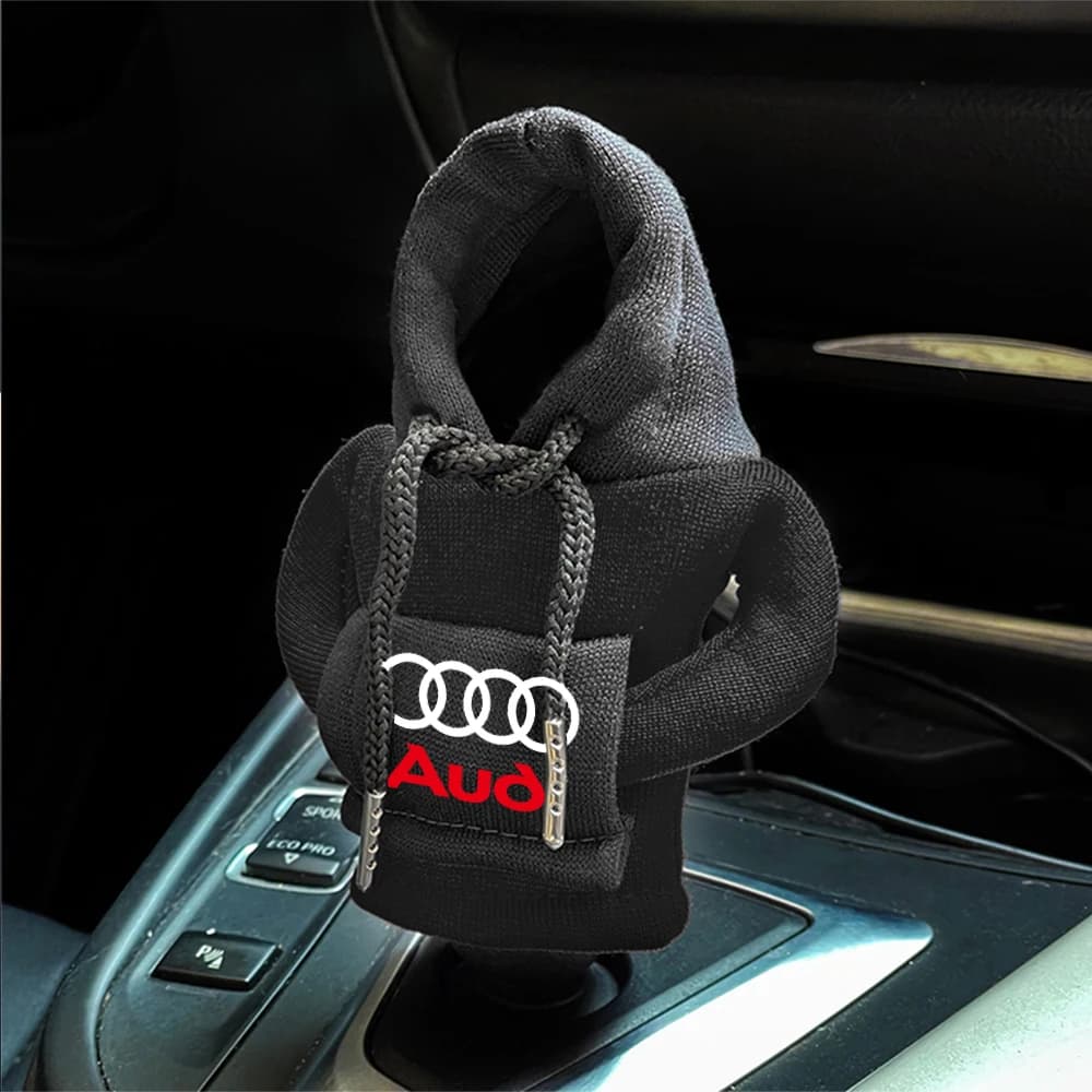 1pcs Car Gear Shift Hoodie Cover Shift Cover Gear Handle Decoration for Audi Sline A3 8P 8L 8V A4 B8 B6 B7 B9 A6 C6 C7 S5 A7 A5
