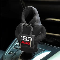 1pcs Car Gear Shift Hoodie Cover Shift Cover Gear Handle Decoration for Audi Sline A3 8P 8L 8V A4 B8 B6 B7 B9 A6 C6 C7 S5 A7 A5