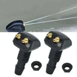Auto Windshield Washer Nozzle Sprayer Set Universal Washer Hose Connector Dual Holes Windshield Washer Nozzle Car Accessories