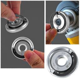 3-1pcs M14 M10 For 100 Type Angle Grinder Plate Quick Release Self-Locking Grinder Pressing Plate Flange Nut Power Chuck Tools
