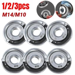 3-1pcs M14 M10 For 100 Type Angle Grinder Plate Quick Release Self-Locking Grinder Pressing Plate Flange Nut Power Chuck Tools