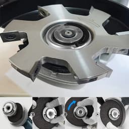 3-1pcs M14 M10 For 100 Type Angle Grinder Plate Quick Release Self-Locking Grinder Pressing Plate Flange Nut Power Chuck Tools