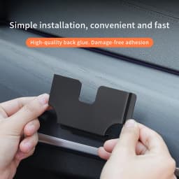 Car Card Storage Box Car Mounted Card Holder Voucher Storage Case Car Refueling High-Speed Card Slot Card Holder Auto Interior