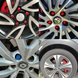 20/60pcs 17/19/21mm Wheel Nut Bolt Head Cover Cap Protective Bolt Caps Exterior Decoration Protecting Bolt Rims Screws Plugs