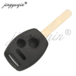 jingyuqin 5/10X High Quality Remote Key Case Shell for Honda Accord Fit CR-V Civic PilotInsight Ridgeline 2008 2009 201020112012