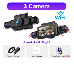  Dashcam for cars 4 Channel Black Box WiFi Driving Camera FHD 1080P Night Vision Loop Recording 24H Parking Mode car accessorie