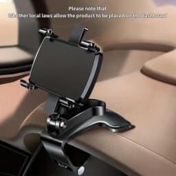 Universal Multi-Function Car Mobile Phone Holder Dashboard GPS Mobile Phone Holder Clip 360 Degree Rotatable Car Accessories