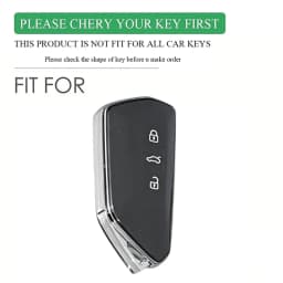 Car Key Case Silicone Cover For VW Volkswagen Golf 8 MK8 ID3 ID.4 Cupra Formentor Tarraco Skoda Octavia A8 SEAT Leon MK4